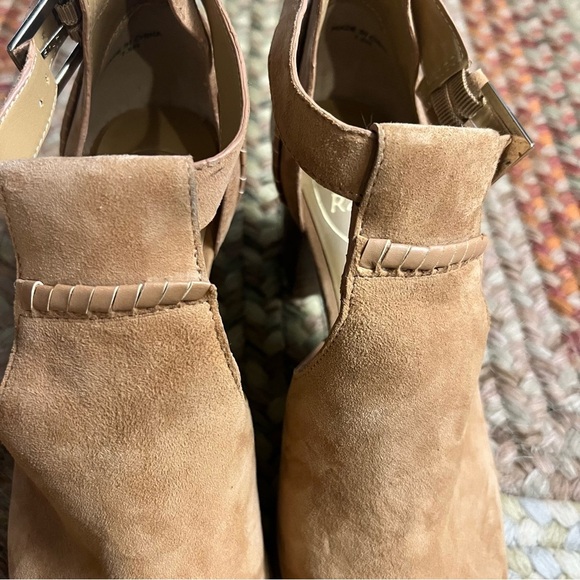 Jack Rogers Cameron Tan Suede Open Toe Booties size 7 1/2 - Picture 4 of 16